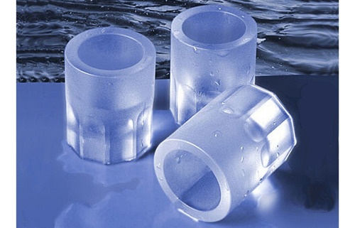 Forma De Gelo Cups Ice Shot Silicone Formato Copo