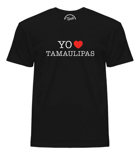 Playera Yo Amo Tamaulipas Corazón Souvenir T-shirt