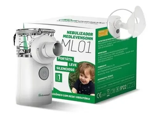Nebulizador Ultrassônico Portátil Ml01 - Medlevensohn Cor Branco