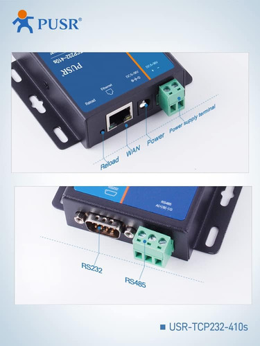 Pusr Rs232 Rs485 Modbus Rtu A Modbus Tcp Gateway Serial A Et