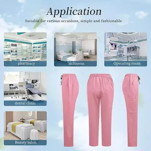 Pijama Quirúrgico Exfoliante, Uniforme Médico Antifluido Par