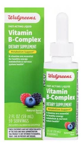 Complejo B Walgreens - Vitamina - mL a $2186
