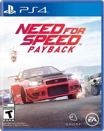 Need For Speed Payback Ps4 Codigo Psn Portugues Br