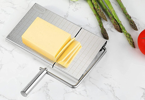 . Cortador De Queso De Acero Inoxidable Con Escala