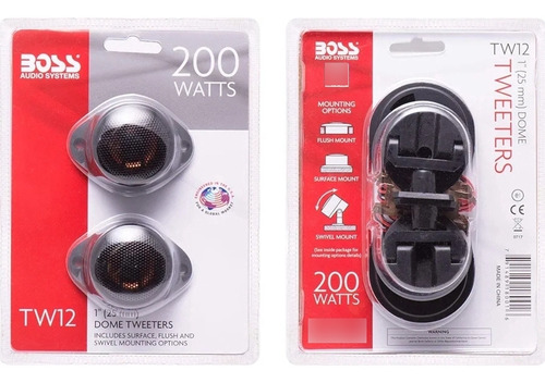 Tweeters Boss Audio Systems Tw12 - 200w 1