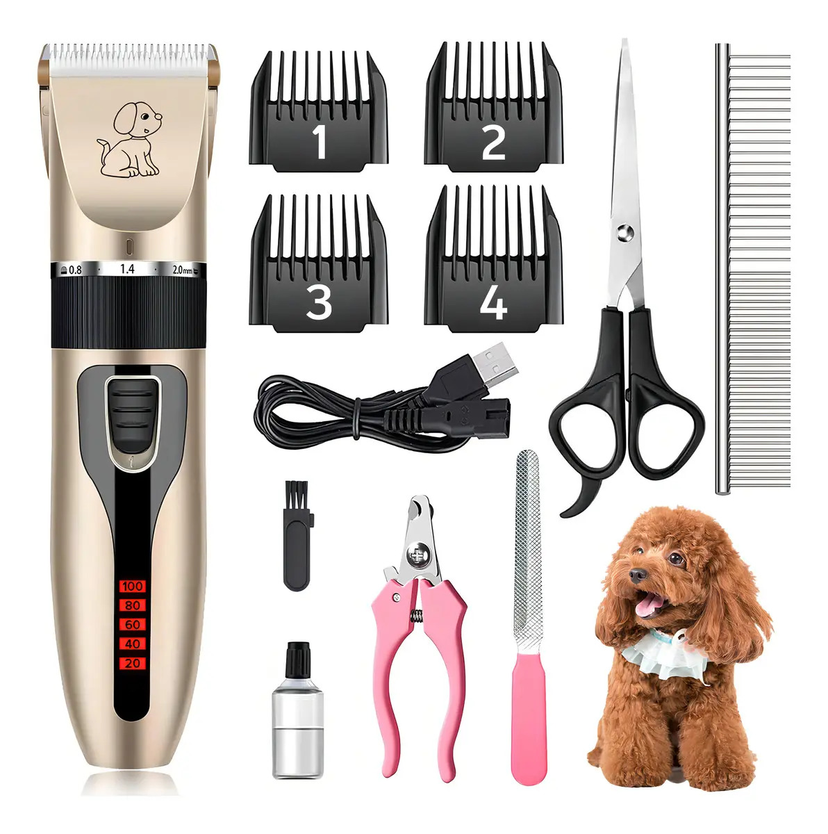 Maquina Para Cortar Pelo Para Perros Y Gato Rasuradoras Lonk