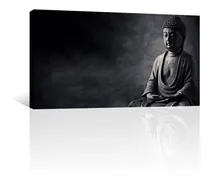 Comprar Cuadro Decorativo Zen Y Buda Canvas Estatua De Buda Piedra