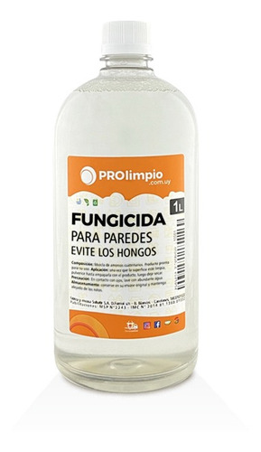 Fungicida Para Paredes Anti Hongos 1 Litro - Prolimpio