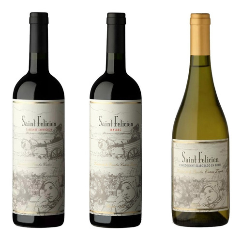 Saint Felicien Malbec + Cabernet Sauvignon + Chardonnay