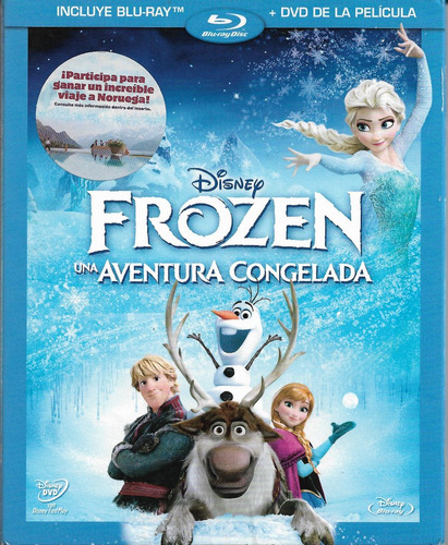 Frozen: Una Aventura Congeleda (1 Br+1 Dvd Slipcase)