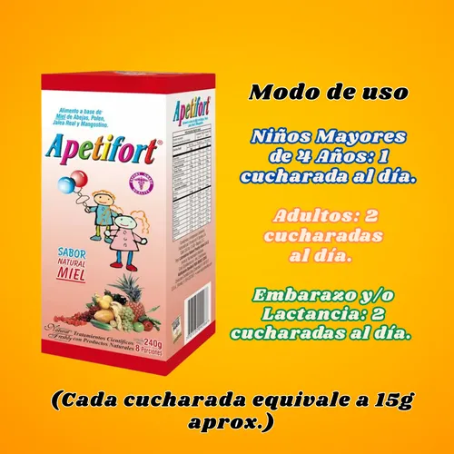 Apetifort Jarabe Apetito 240ml - g a $150