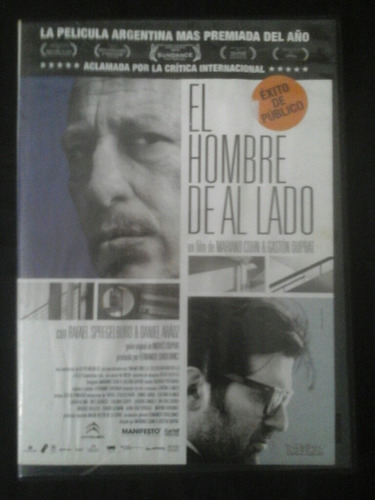 Pelicula: El Hombre De Al Lado (dvd)