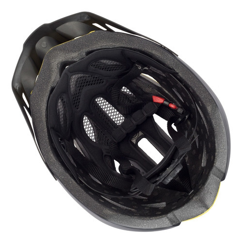 Capacete Absolute Wild Flash Pre/amarelo C/ Led Usb