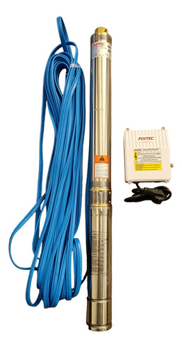 Bomba Sumergible Pozo Profundo 4'' Fixtec 1.5hp +cable +caja