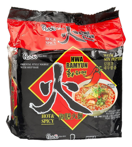 Paldo Hwa Ramyun - Con Péptido De Soja, Fideos Calientes Y P