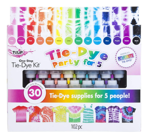 Tulip Kit De Teñido Anudado De Un Solo Paso, Kit De Fiesta D