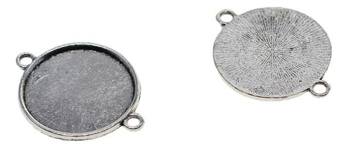 100 Pieces Tibetan Round Blank Bezel 18mm 20mm Cabochon Base