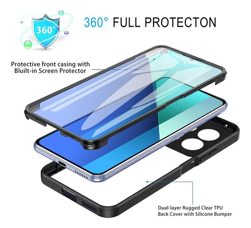 Funda Para Redmi Note 14 Pro Plus 360 Paquetes Completos