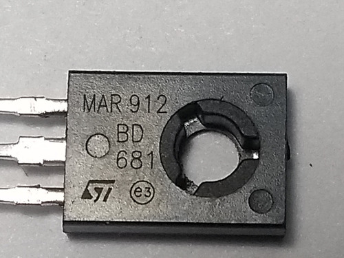 Bd681 Transistor De Potencia Npn Darl 100v 4a 40w B750 7mh