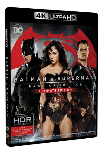 Batman V Superman: Dawn Of Justice Bluray 4k Uhd 25gb