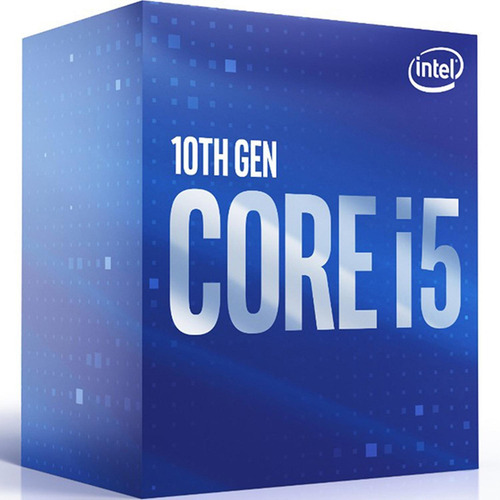 Procesador gamer Intel Core i5-10400 BX8070110400 de 6 núcleos y 4.3GHz de frecuencia con gráfica integrada