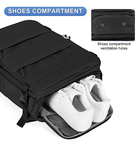 Mochila De Viaje Viral Tiktok Impermeable Con Compartimento