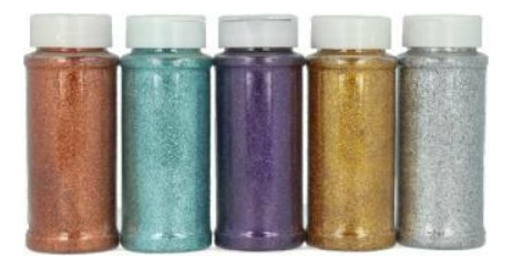 Purpurina/brillantina/glitter  De 30g En Pack X 12 Colores