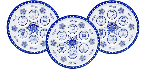 Plato Para Seder De The Dreidel Company, Plato Para Pascua,