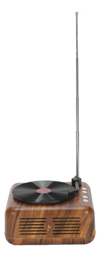 Mini Gravador De Vinil Retrô, Alto-falante Sem Fio Bluetooth