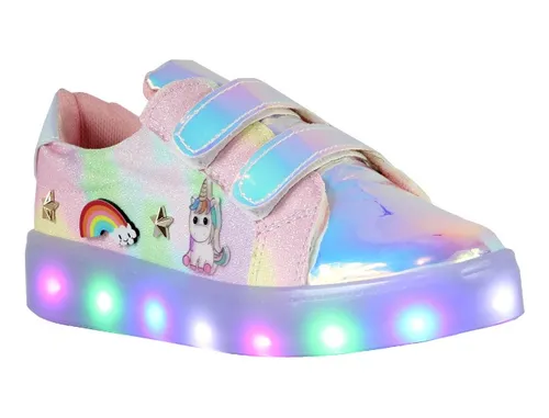 Tênis de led de unicórnio sales