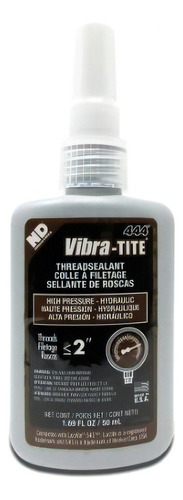 Fijador De Rosca Vibratite 444 Marron 50 Ml Alta Presion