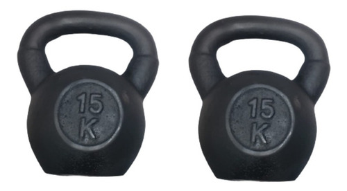 Par De Mancuerna Pesa Rusa Kettlebell  15 Kilos Total (30 K)