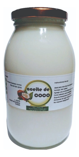 Aceite De Coco Comestible  Kilo - L a $52000