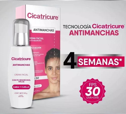 Cicatricure Anti-manchas Crema 50g Fps 30 Ph Resorcinol Todo Tipo De Piel Día/noche
