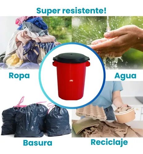 Tanque Caneca Con Tapa 70 Lts - Unidad a $35500