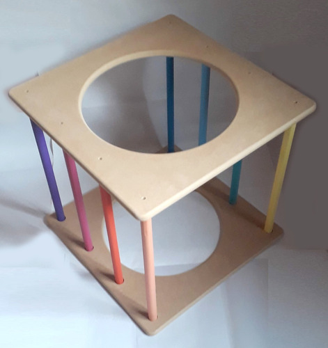 Cubo Montessori Pikler Pintado