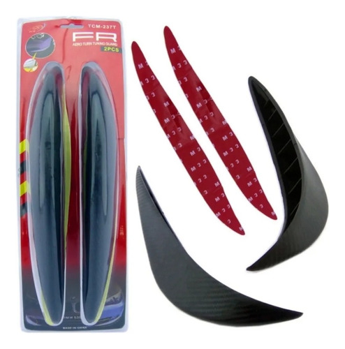 Aleta Parachoque Goma Adhesivo Decorativa Universal Tuning