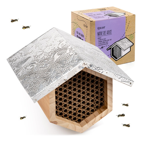 Rivajam Beekeeper Pro Mach Ii Mason Bee House - Fuerte + Imp