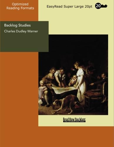 Libro:  Backlog Studies: [easyread Super Large 20pt Edition]