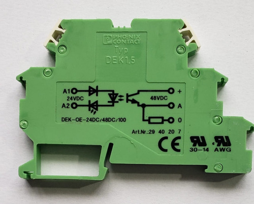 Módulo De Relé De Estado Sólido - Dek-oe- 24dc/ 48dc/100