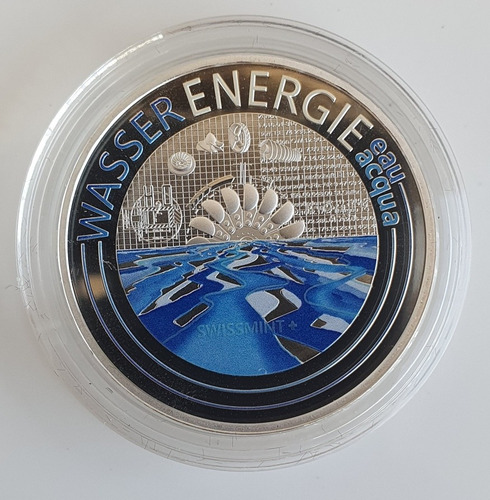 Moeda Comemorativa Suíça - Energias Do Futuro - Swissmint Ag