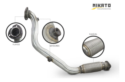Downpipe Ranger 2.2 2013 2012 2015 2014 Catalisador Off