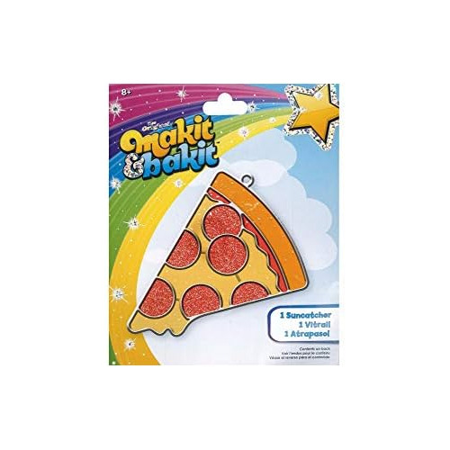 Makit & Bakit Suncatcher Kitpizza - Kit De Manualidades...