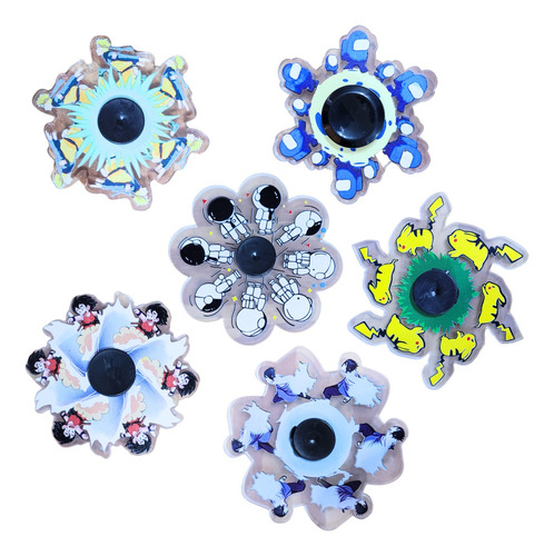 Spinner 3d Juguete Anti Estres Souvenir Pack X6 En Cajita