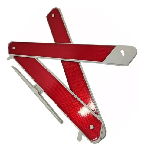 Triangulo Veicular Para Carro Sinalização Detran Com Base