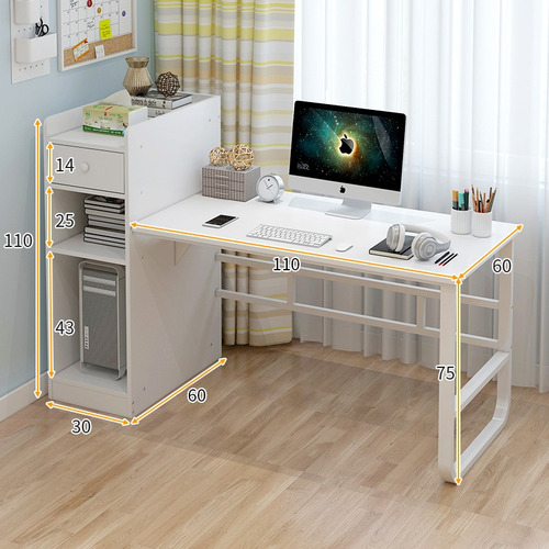 Escritorio Mesa De Estantería Para Home Office Profesional