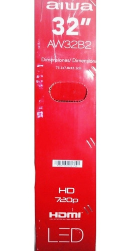Imagen 4 de 6 de Televisor Aiwa 32 Led Hd Hdmi