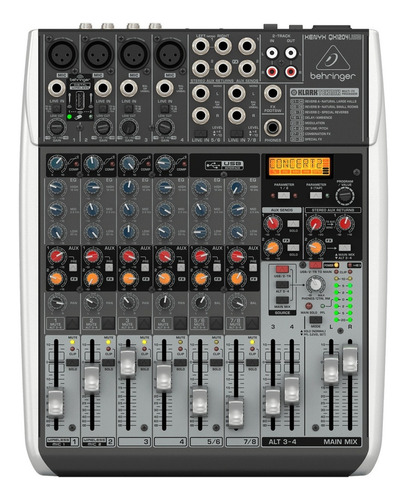 Mesa De Som Analógica Xenyx Behringer Qx1204 Usb