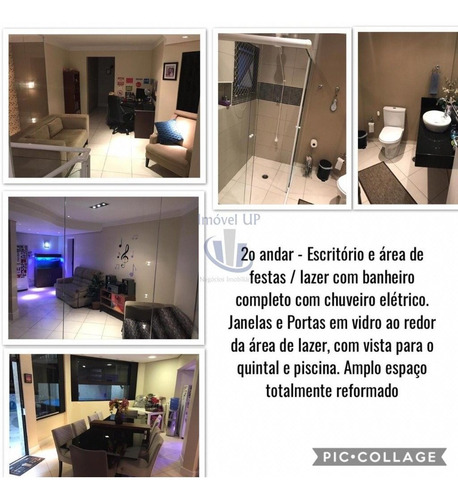 Imagem 5 de 13 de Cobertura Linda! Condominio Barato - 4 Dms - Estuda Permuta Menor Valor! - V-1321