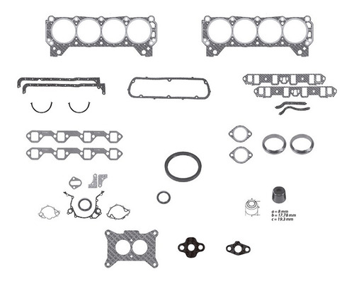 Kit Completo Juntas De Motor Ford F-250 4wd 80-82 V8 5.0 Ck